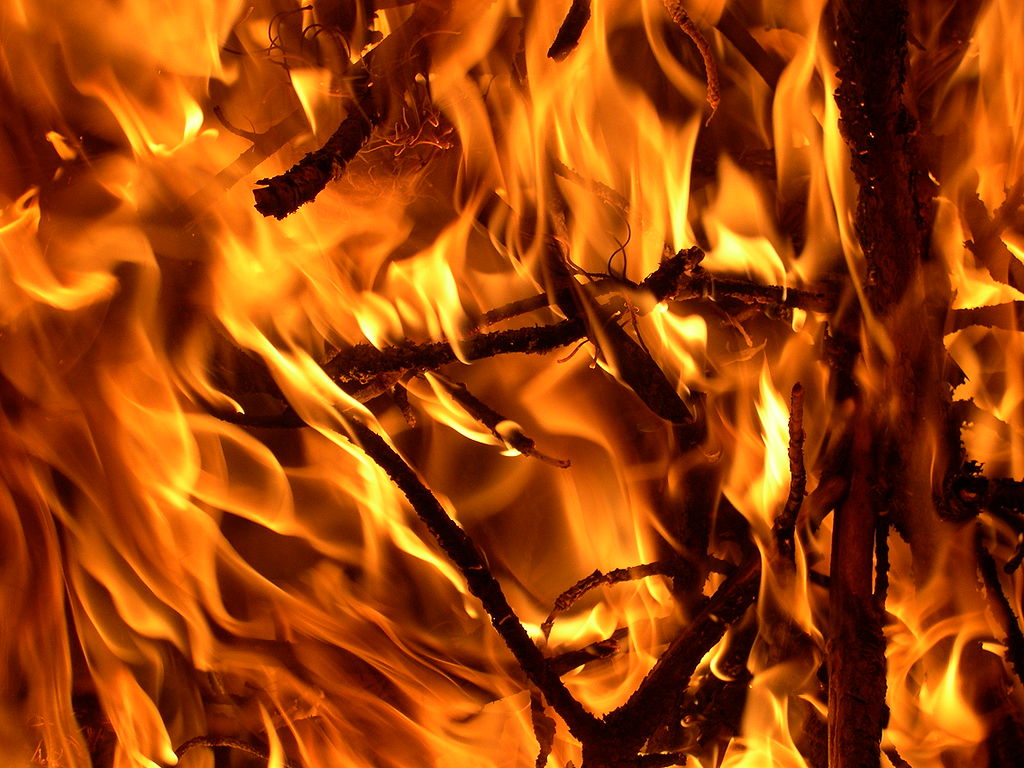 Bonfire, courtesy of Wikimedia Commons